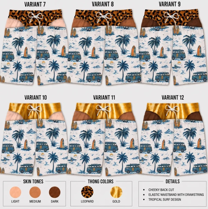 Sunny Cheeks Swim Trunks