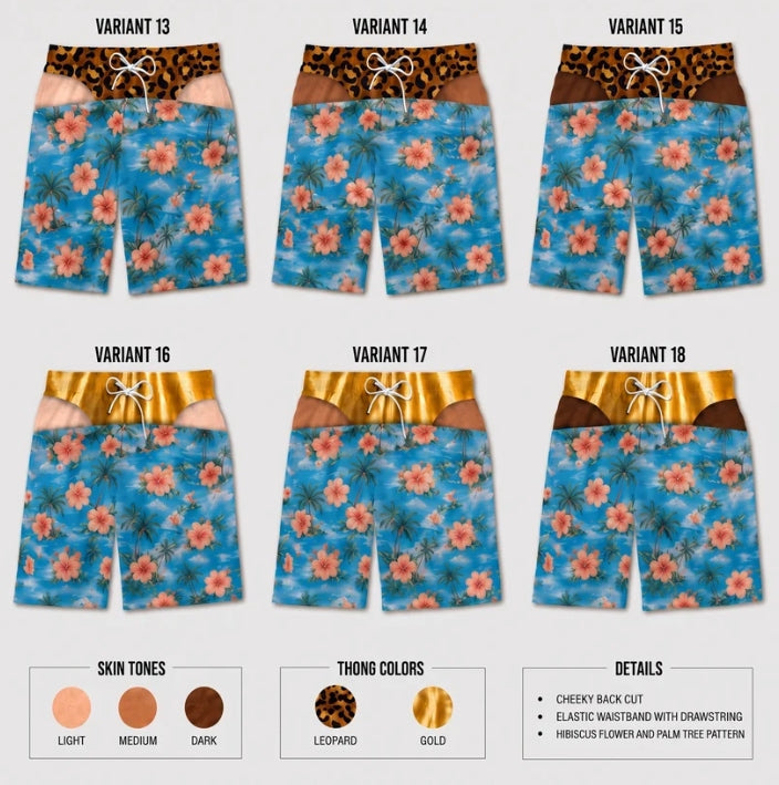 Sunny Cheeks Swim Trunks